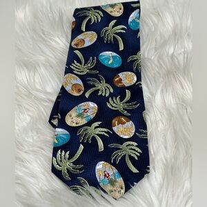 Reyn Spooner vintage hula silk tie